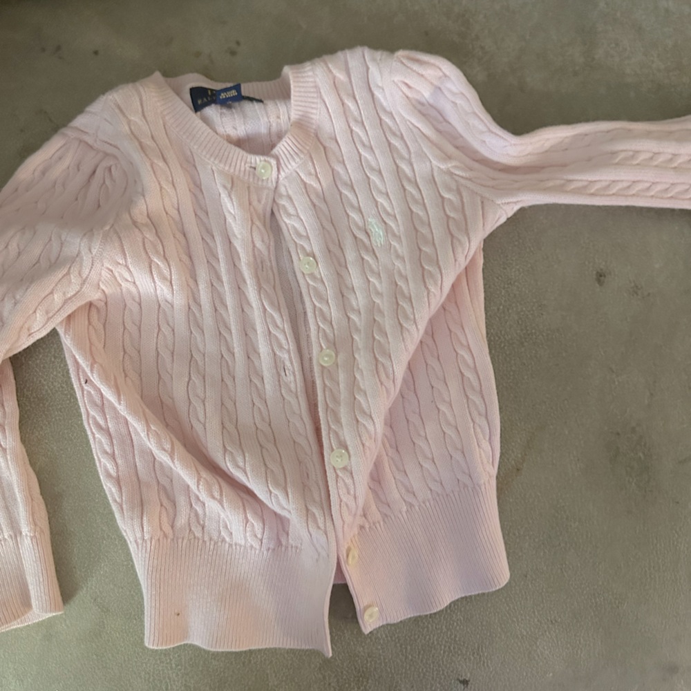Girls polo cardigan